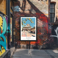 Elista Architectural Essence Travel Poster PosterGoat