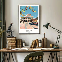 Elista Architectural Essence Travel Poster PosterGoat
