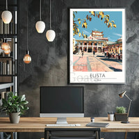 Elista Architectural Essence Travel Poster PosterGoat
