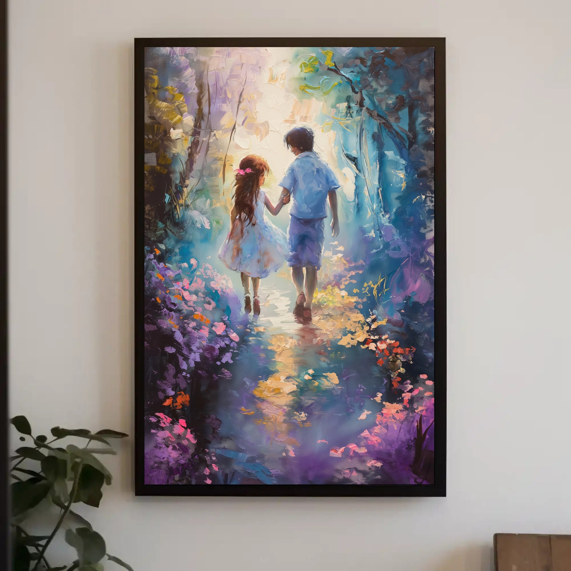 Enchanted Forest Path Whimsical Fantasy or Mythology Poster PosterGoat