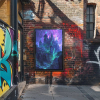 Enchanted Gothic Castle Fantasy Art Print - Abstract Poster PosterGoat