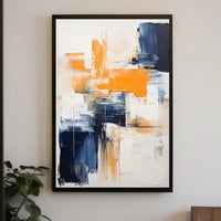 Energetic Abstract Expressionism Art Print, Artistic Poster PosterGoat