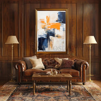 Energetic Abstract Expressionism Art Print, Artistic Poster PosterGoat