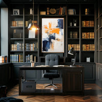 Energetic Abstract Expressionism Art Print, Artistic Poster PosterGoat