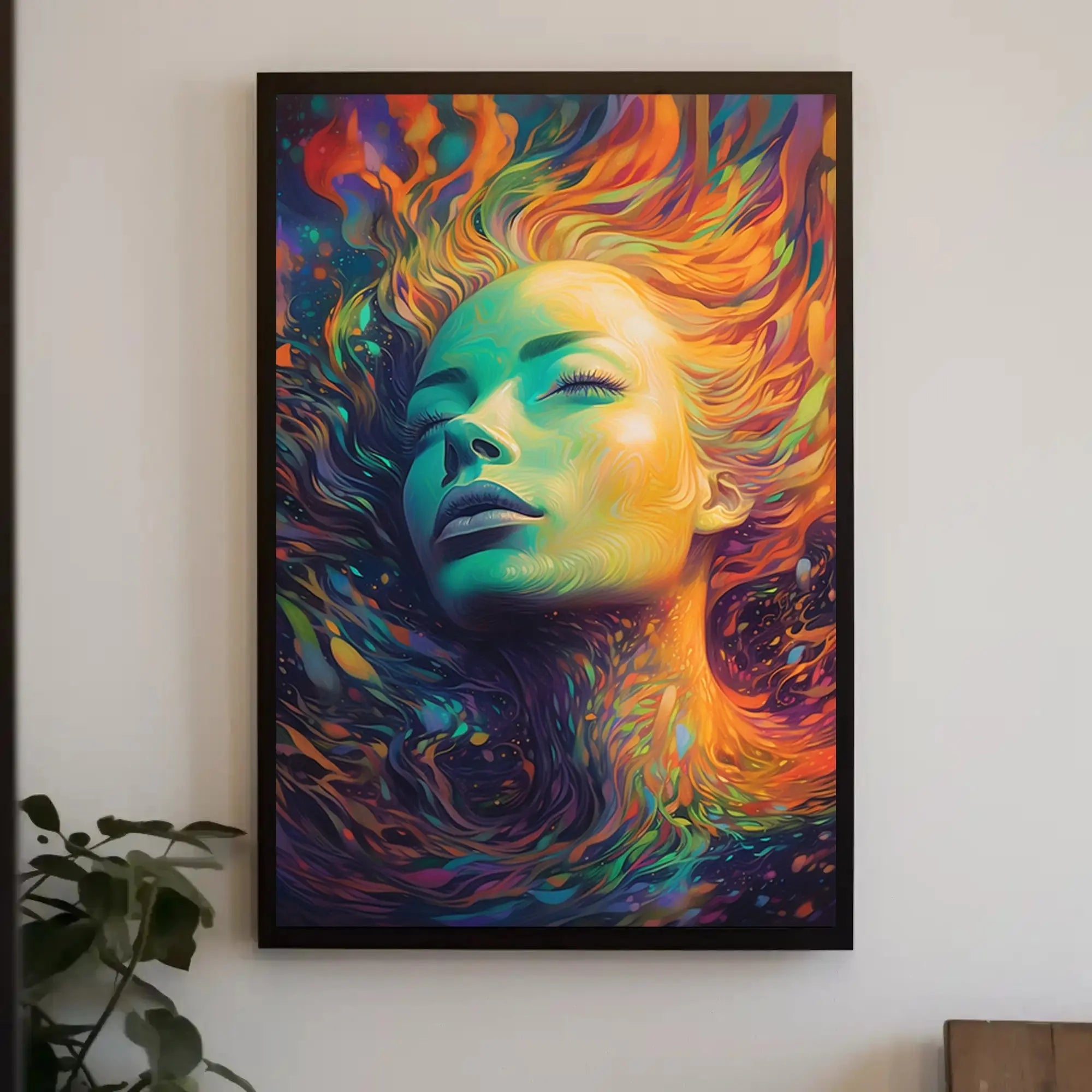 Ethereal Abstract Art Poster with Surreal Dreamlike Imagery PosterGoat