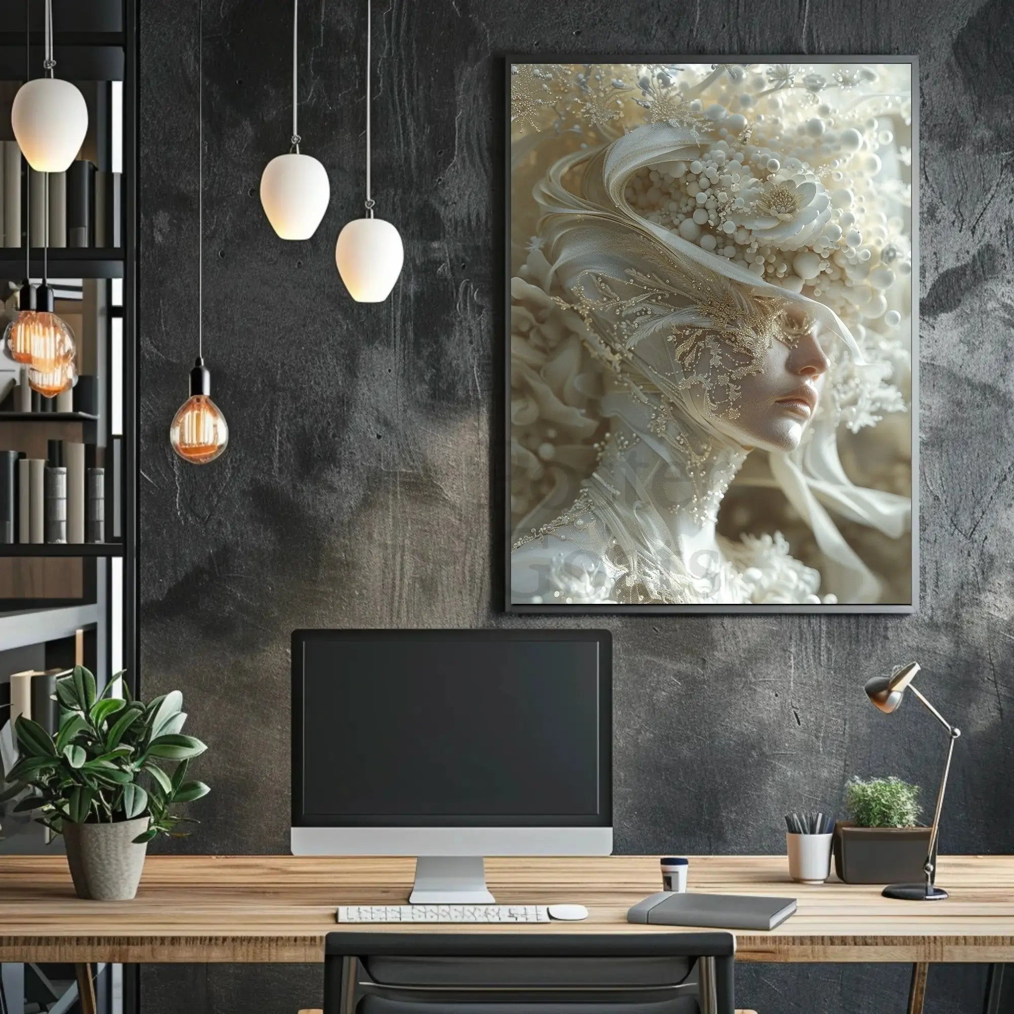 Ethereal Transformation Fantasy Art Poster: Abstract, Artistic, or Pop Culture Poster PosterGoat