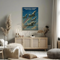 Eurofighter Typhoon Jets NATO Unity Poster PosterGoat
