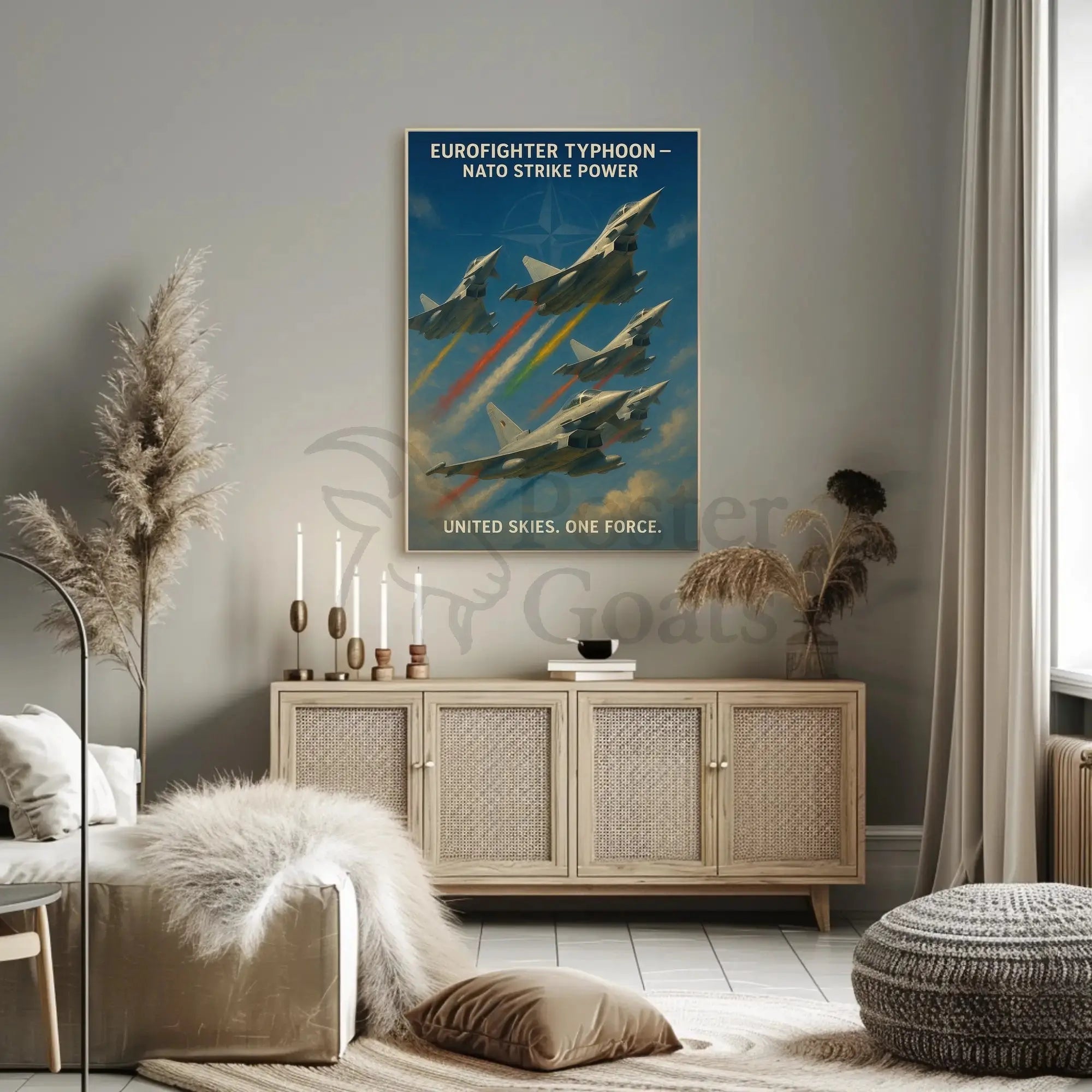 Eurofighter Typhoon Jets NATO Unity Poster PosterGoat