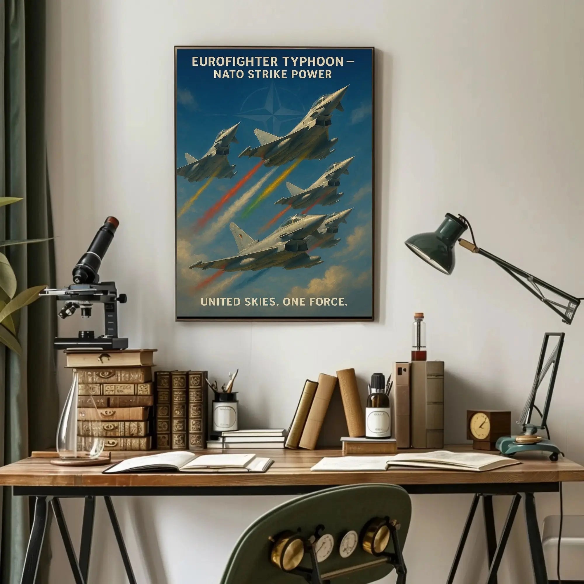 Eurofighter Typhoon Jets NATO Unity Poster PosterGoat
