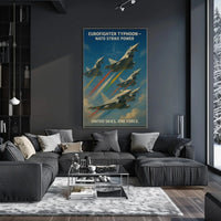 Eurofighter Typhoon Jets NATO Unity Poster PosterGoat