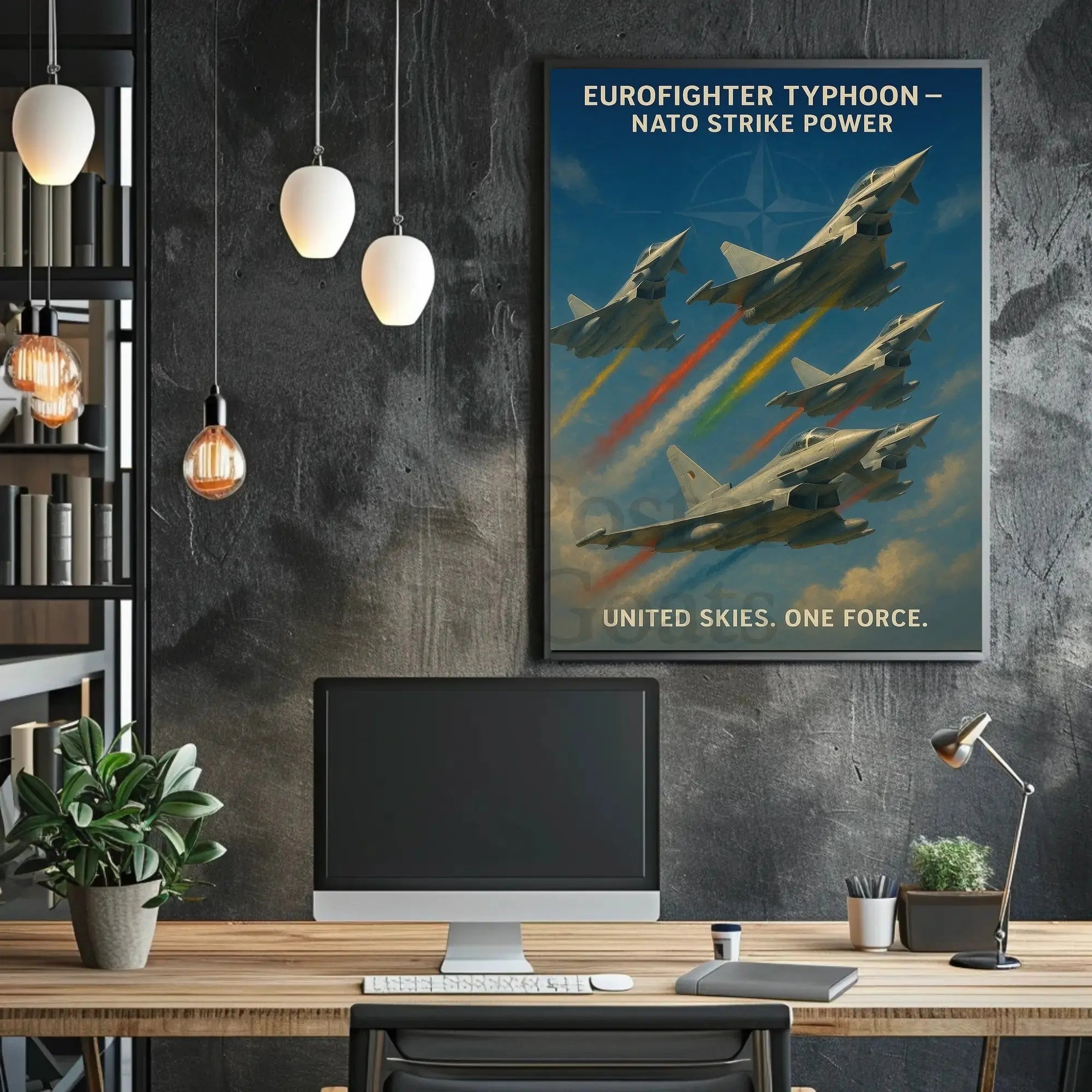 Eurofighter Typhoon Jets NATO Unity Poster PosterGoat