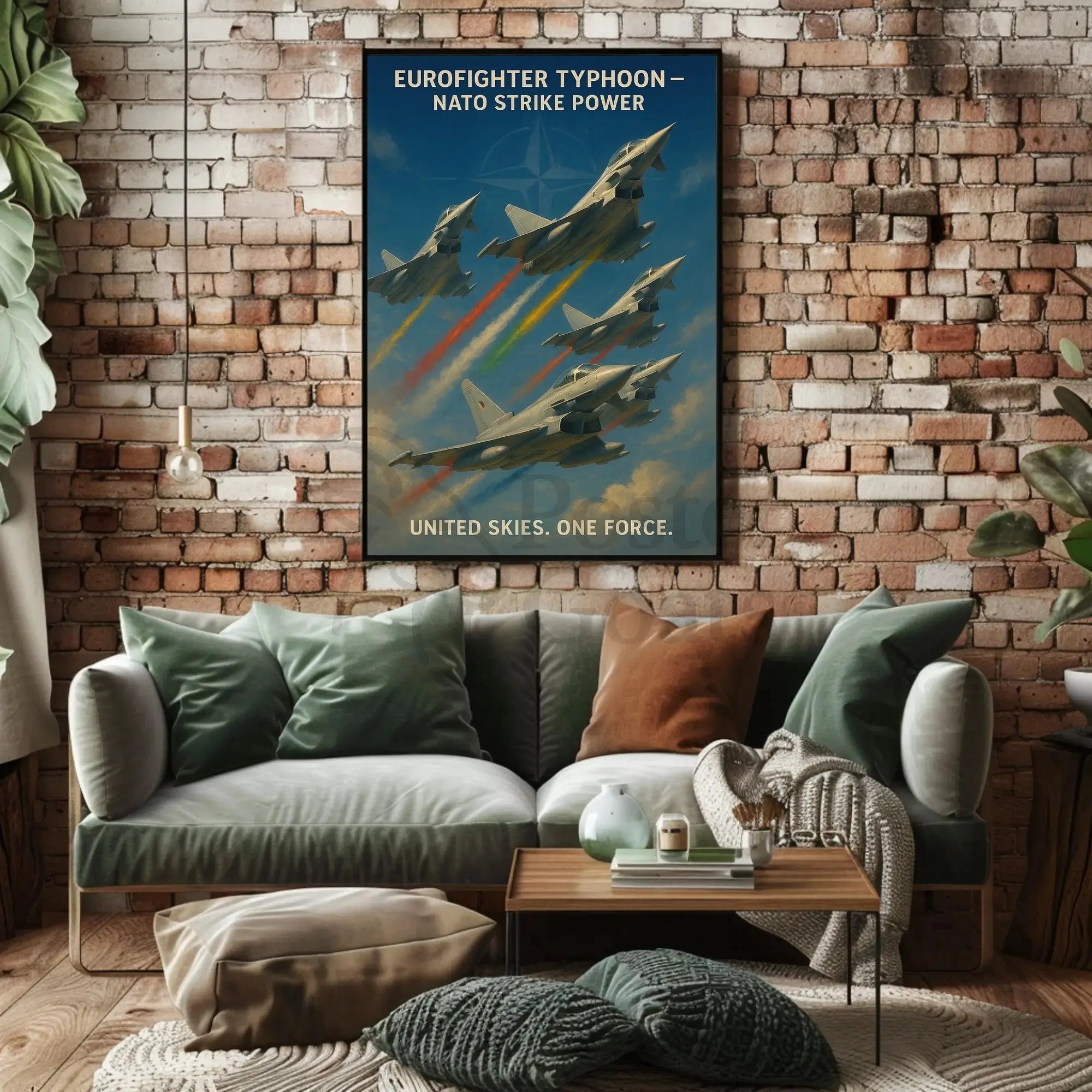 Eurofighter Typhoon Jets NATO Unity Poster PosterGoat