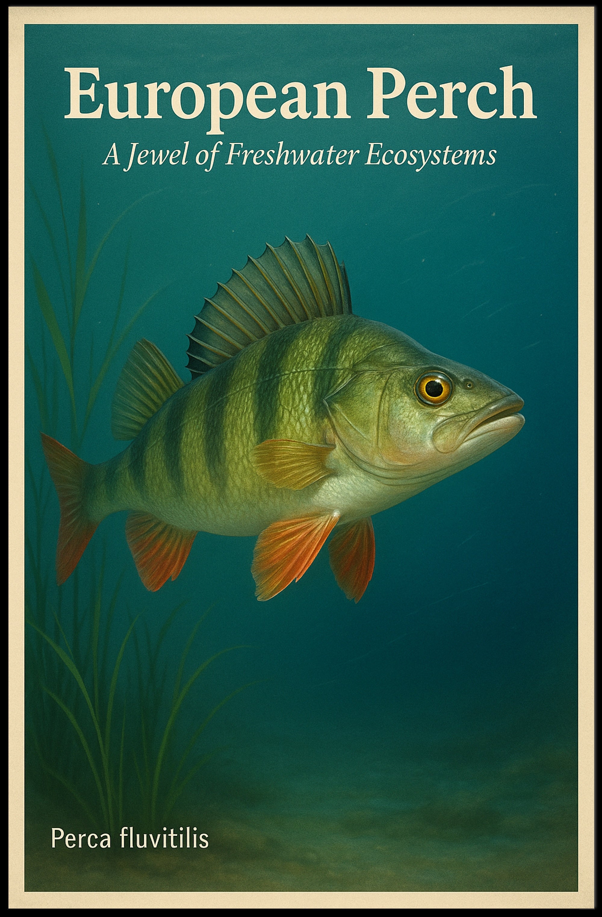 European Perch Wall Art A Jewel of Ecosystems PosterGoat