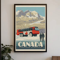 Explore Alberta's Winter Wonderland Vintage Travel Poster PosterGoat