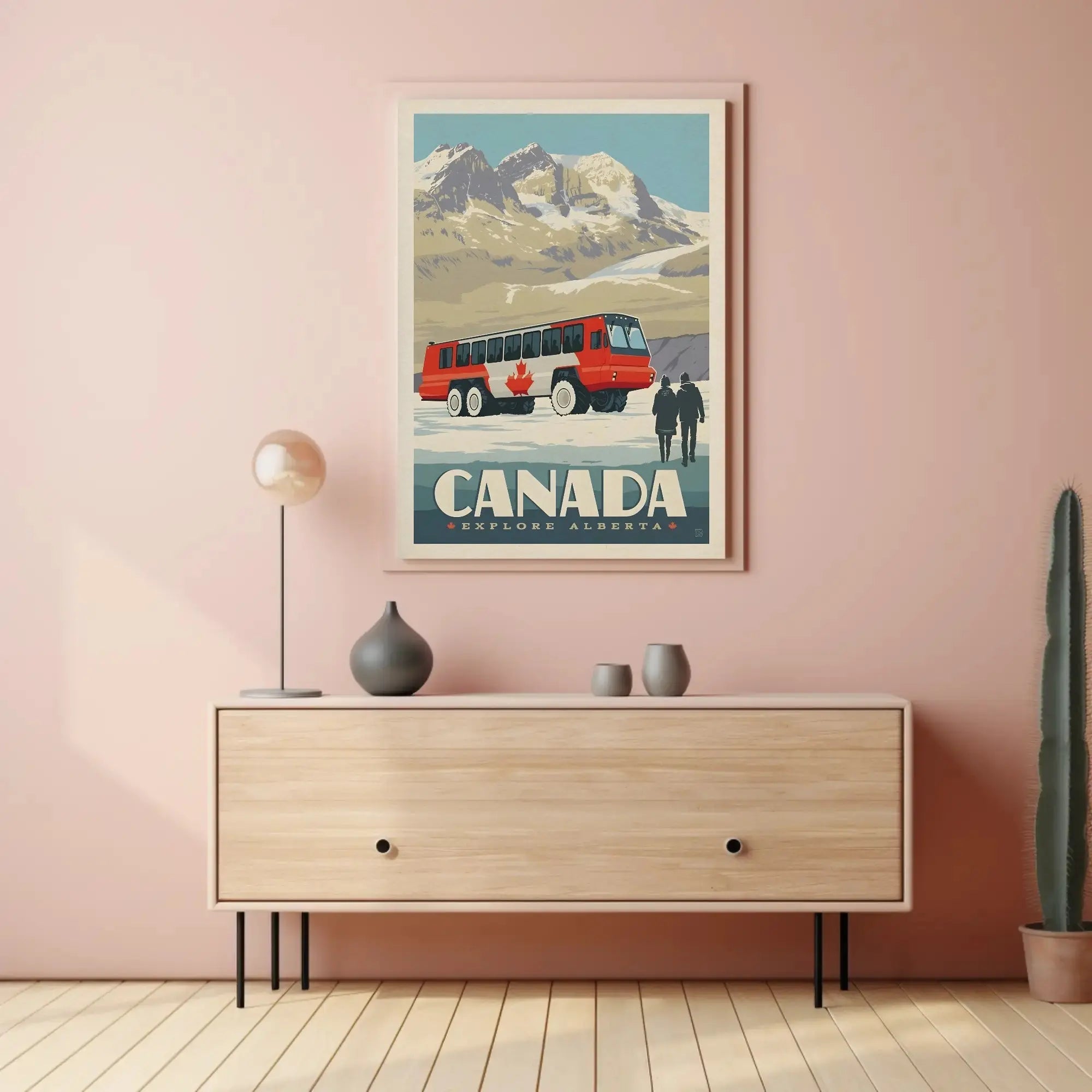 Explore Alberta's Winter Wonderland Vintage Travel Poster PosterGoat