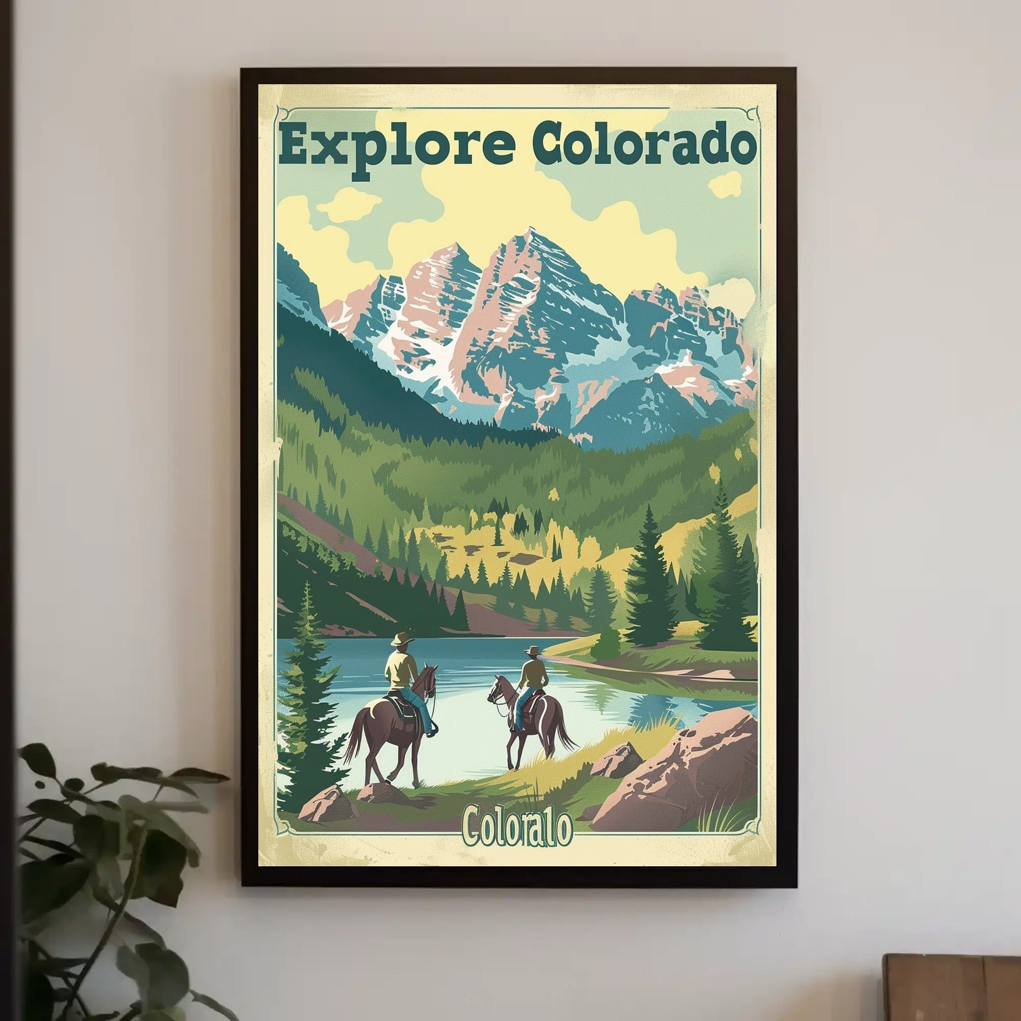 Explore Colorado Vintage Travel Poster PosterGoat