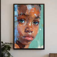 Expressive Portrait Painting: Abstract or Artistic Poster PosterGoat