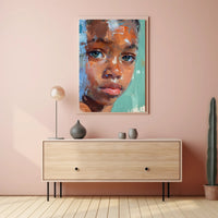 Expressive Portrait Painting: Abstract or Artistic Poster PosterGoat