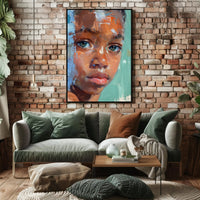 Expressive Portrait Painting: Abstract or Artistic Poster PosterGoat