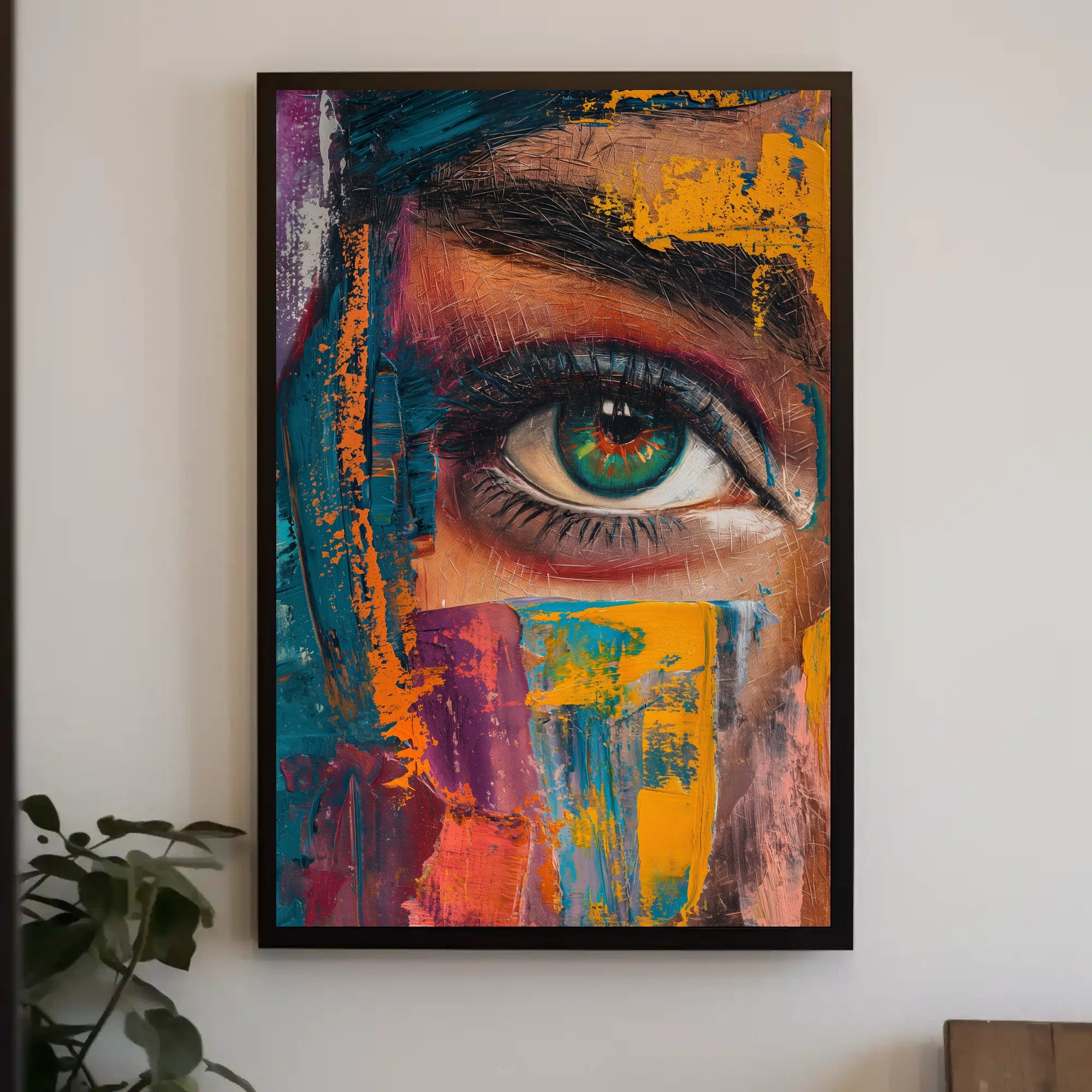 Eye-catching Expression: Abstract or Artistic Poster PosterGoat