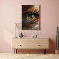 Eye of Insight: Hyper-Realistic Art Poster PosterGoat