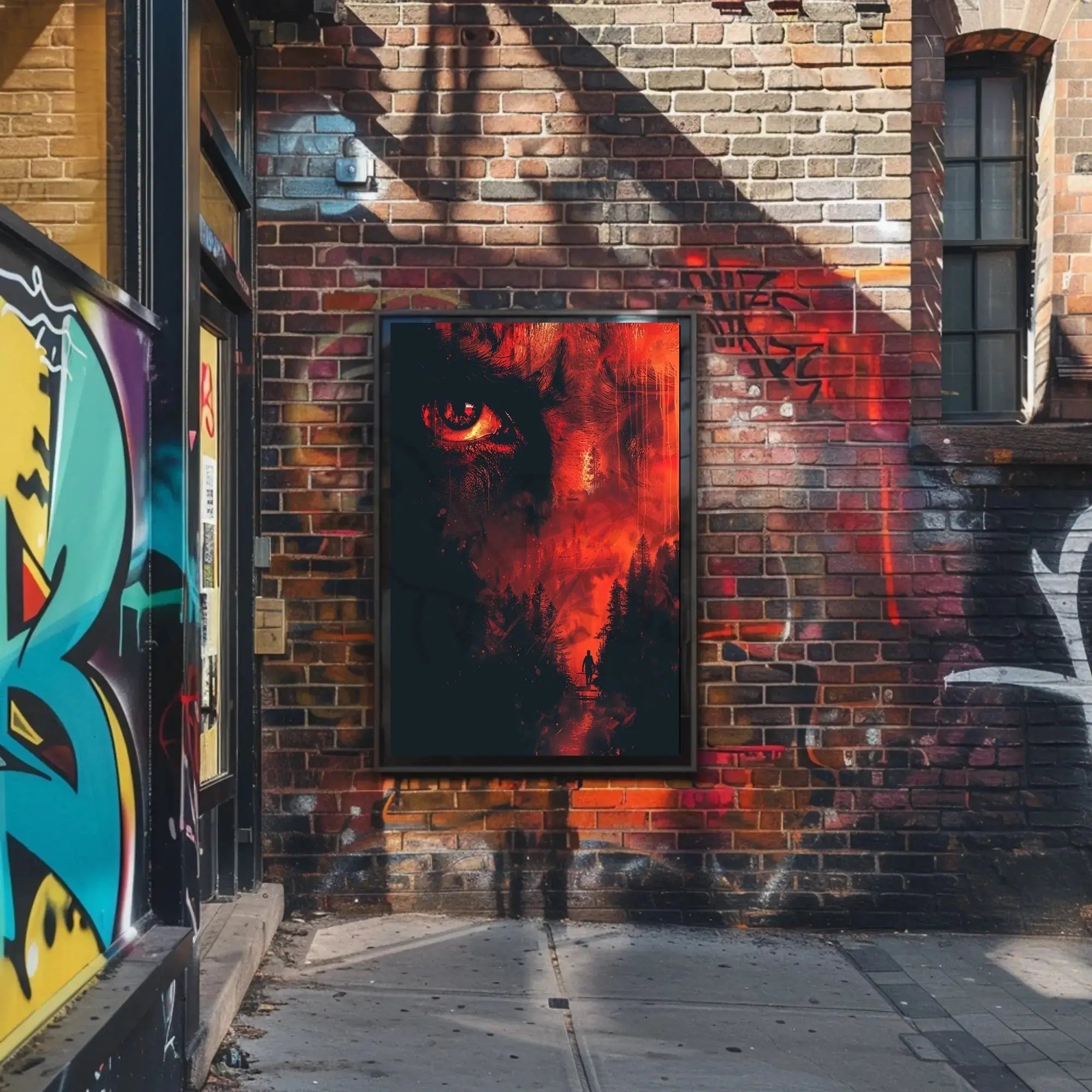 Eye of Mystery Artistic Surreal Abstract Pop Culture Poster PosterGoat