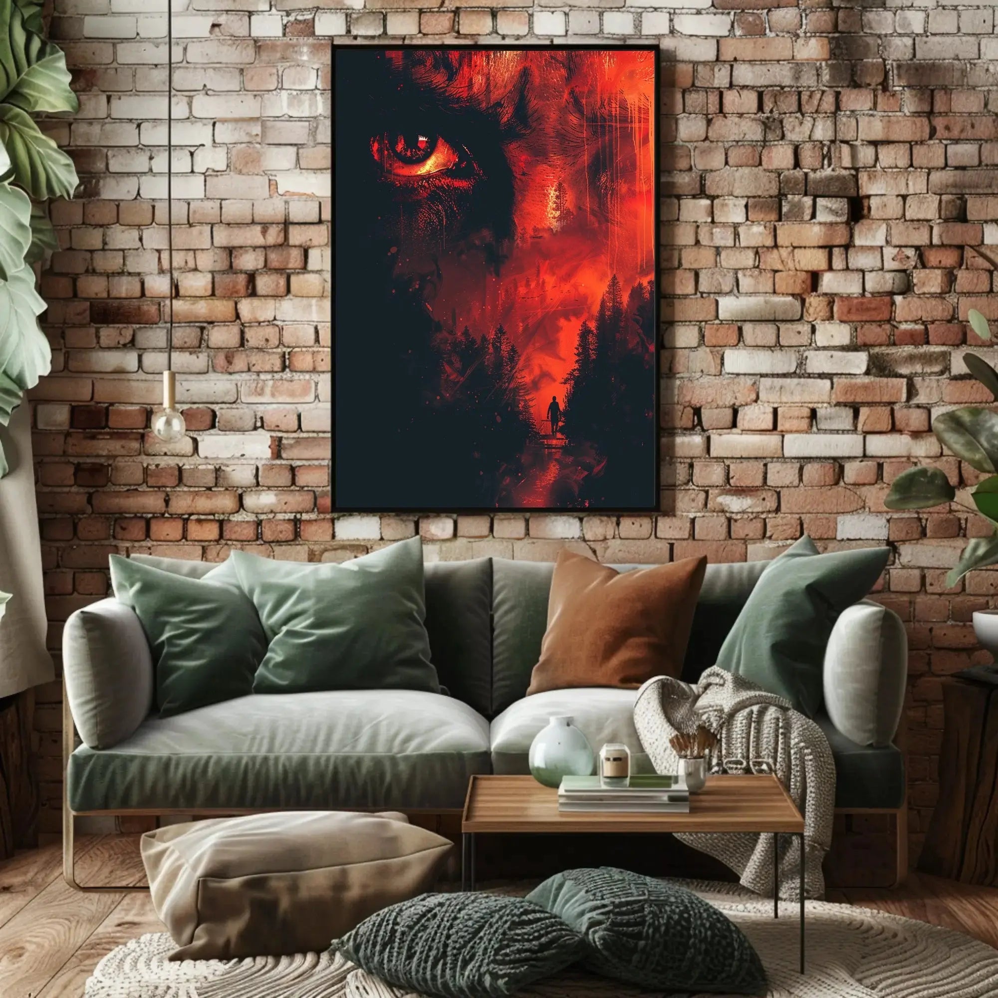 Eye of Mystery Artistic Surreal Abstract Pop Culture Poster PosterGoat