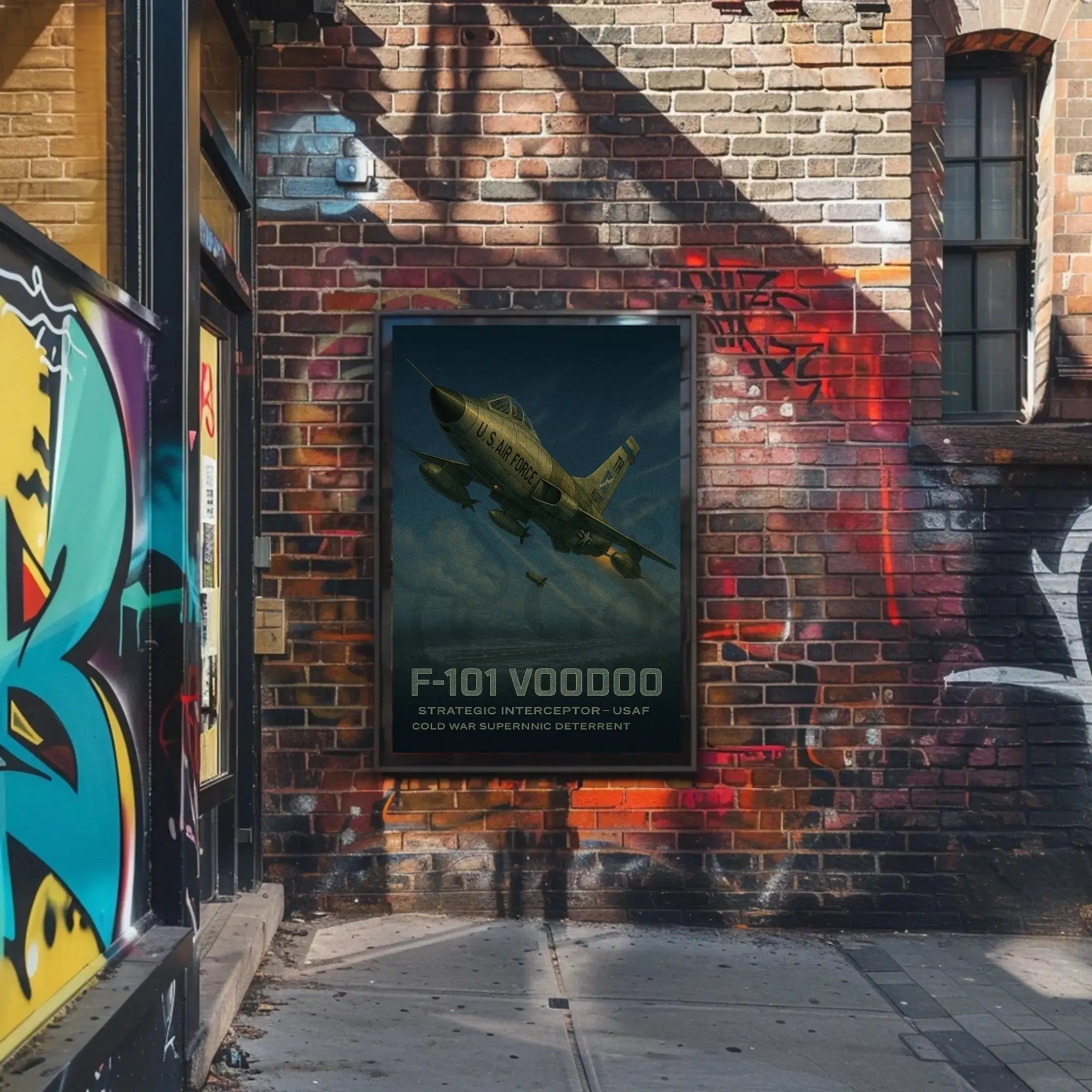 F-101 Voodoo Cold War Poster PosterGoat