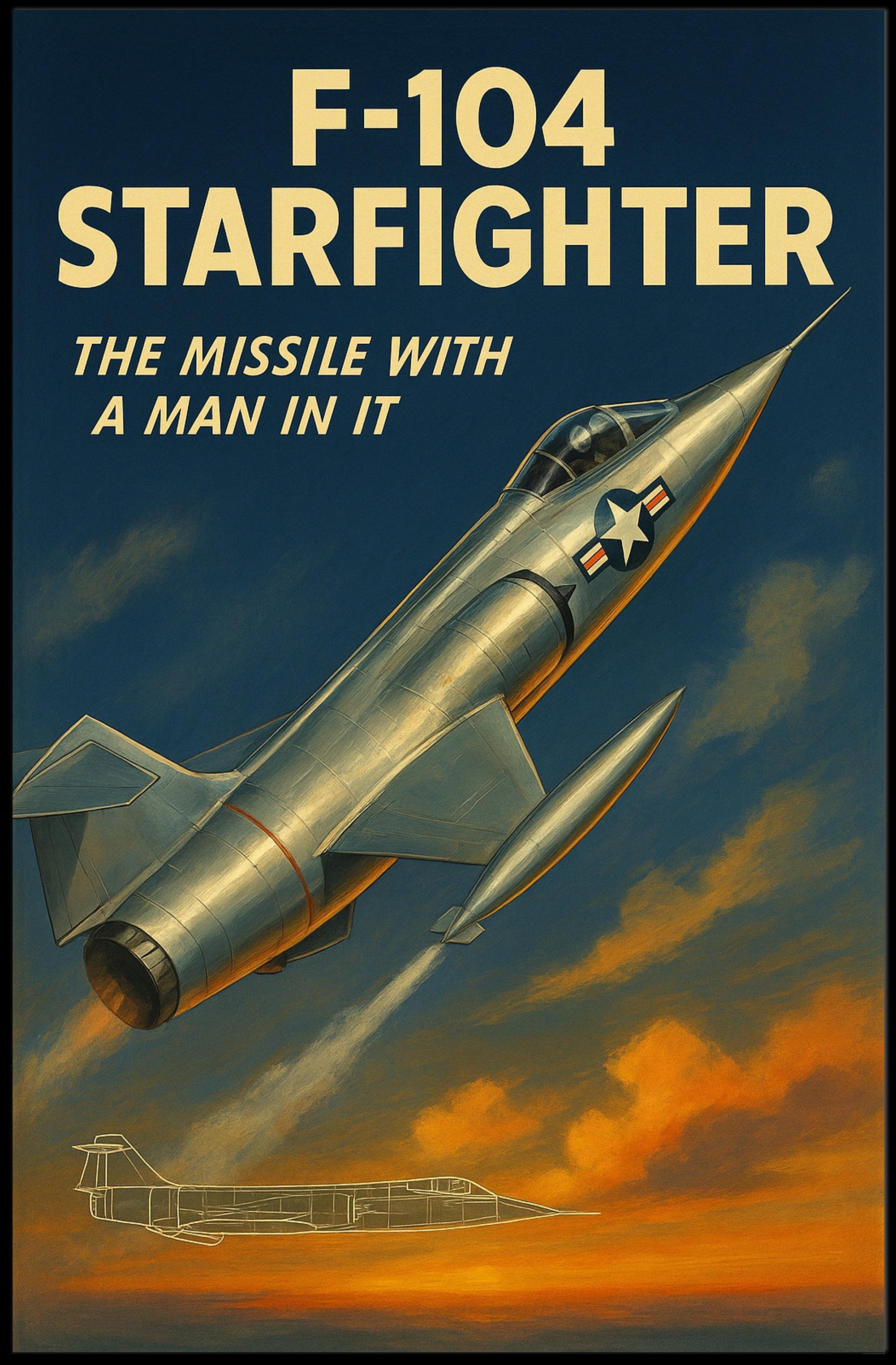 F-104 Starfighter Poster PosterGoat