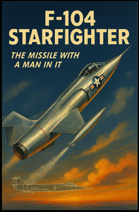 F-104 Starfighter Poster PosterGoat
