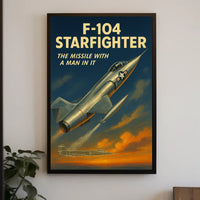 F-104 Starfighter Poster PosterGoat