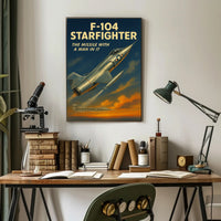 F-104 Starfighter Poster PosterGoat