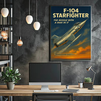 F-104 Starfighter Poster PosterGoat