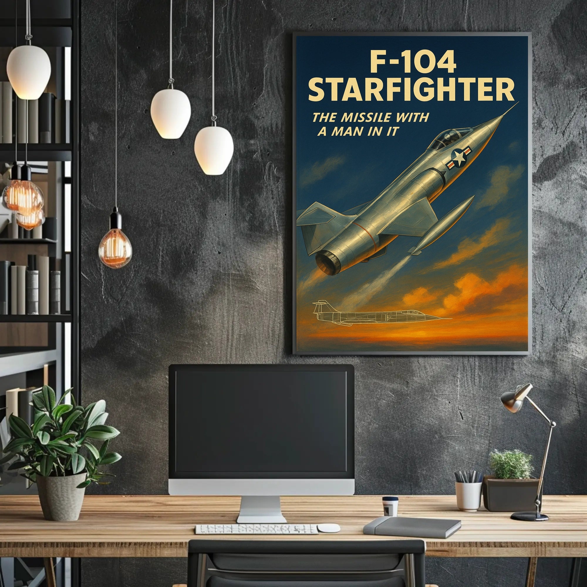 F-104 Starfighter Poster PosterGoat