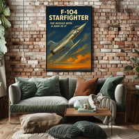 F-104 Starfighter Poster PosterGoat