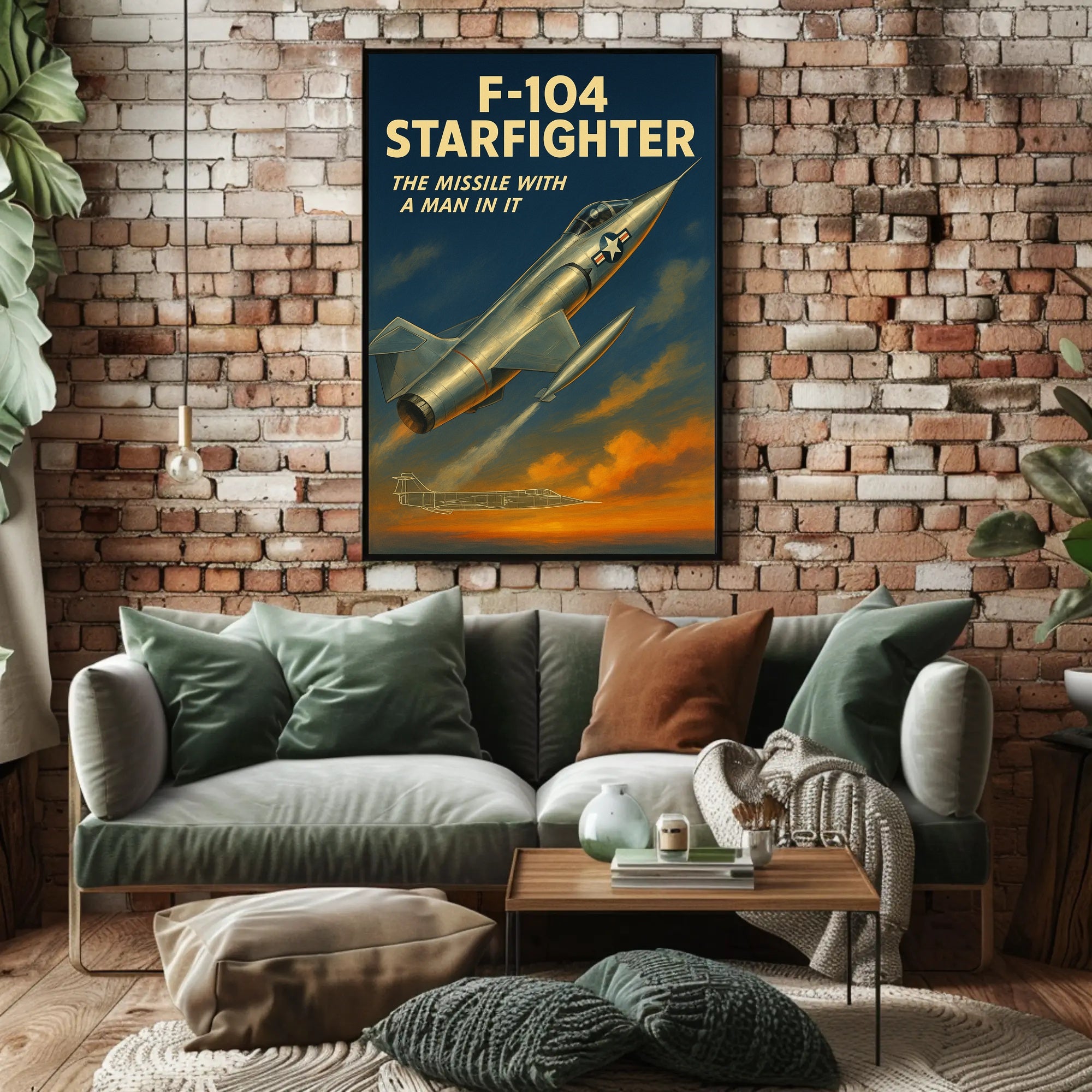 F-104 Starfighter Poster PosterGoat