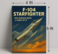 F-104 Starfighter Poster PosterGoat