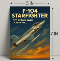 F-104 Starfighter Poster PosterGoat