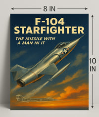 F-104 Starfighter Poster PosterGoat