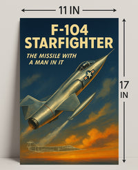 F-104 Starfighter Poster PosterGoat