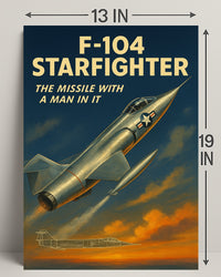F-104 Starfighter Poster PosterGoat