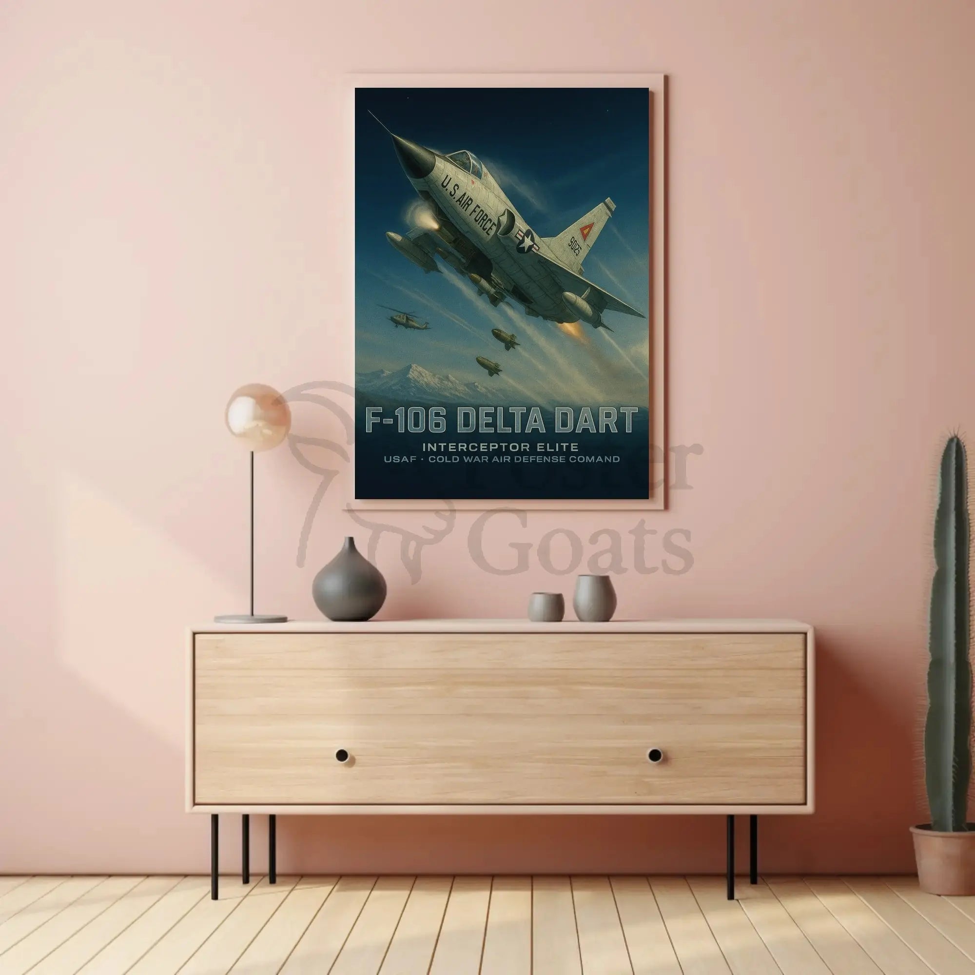 F-106 Delta Dart Cold War Military Recruitment Poster PosterGoat