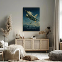 F-106 Delta Dart Cold War Military Recruitment Poster PosterGoat