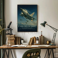 F-106 Delta Dart Cold War Military Recruitment Poster PosterGoat