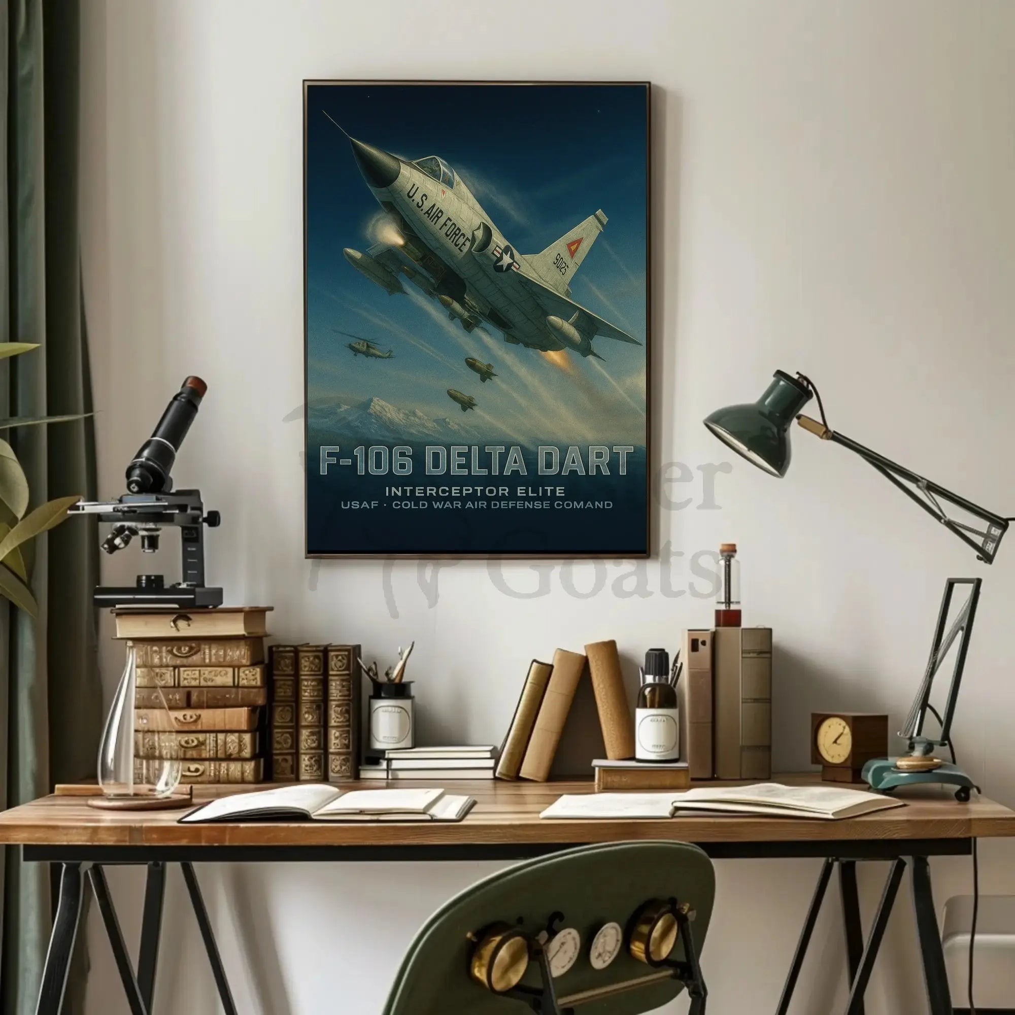 F-106 Delta Dart Cold War Military Recruitment Poster PosterGoat