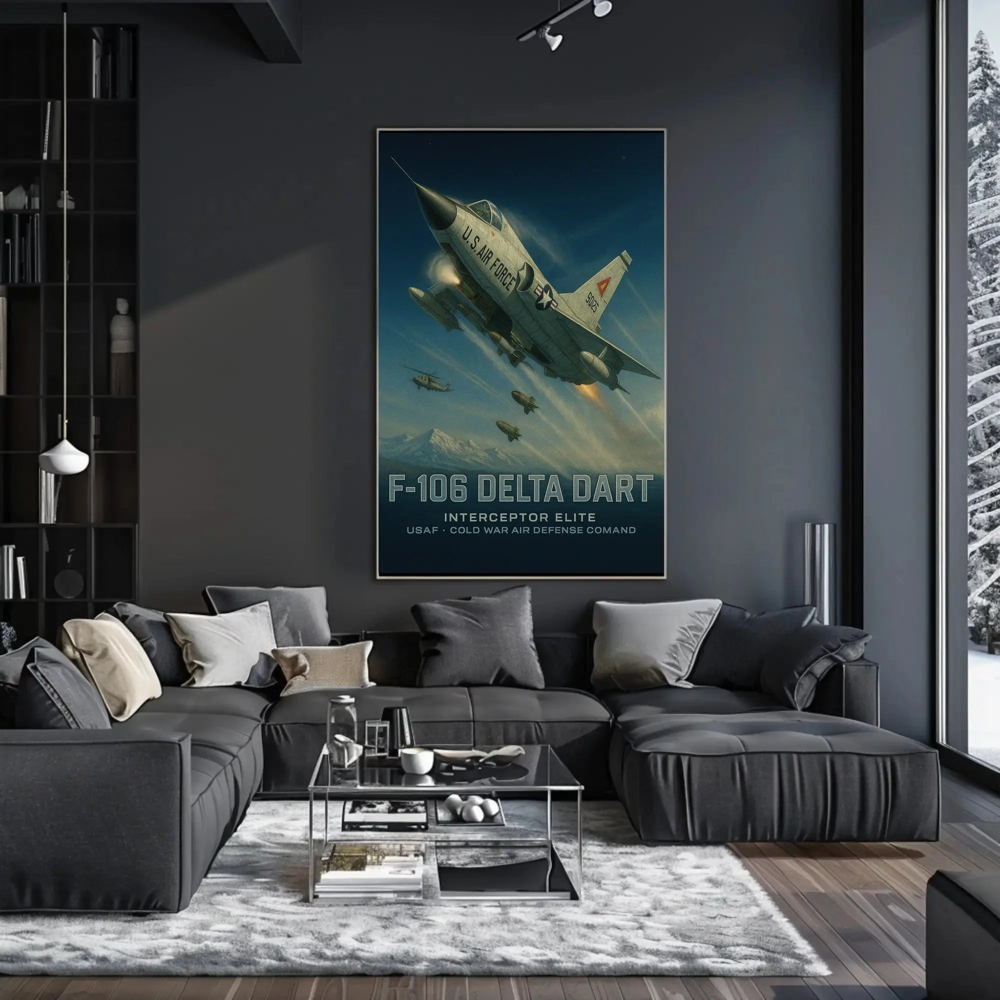 F-106 Delta Dart Cold War Military Recruitment Poster PosterGoat