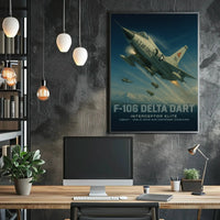F-106 Delta Dart Cold War Military Recruitment Poster PosterGoat
