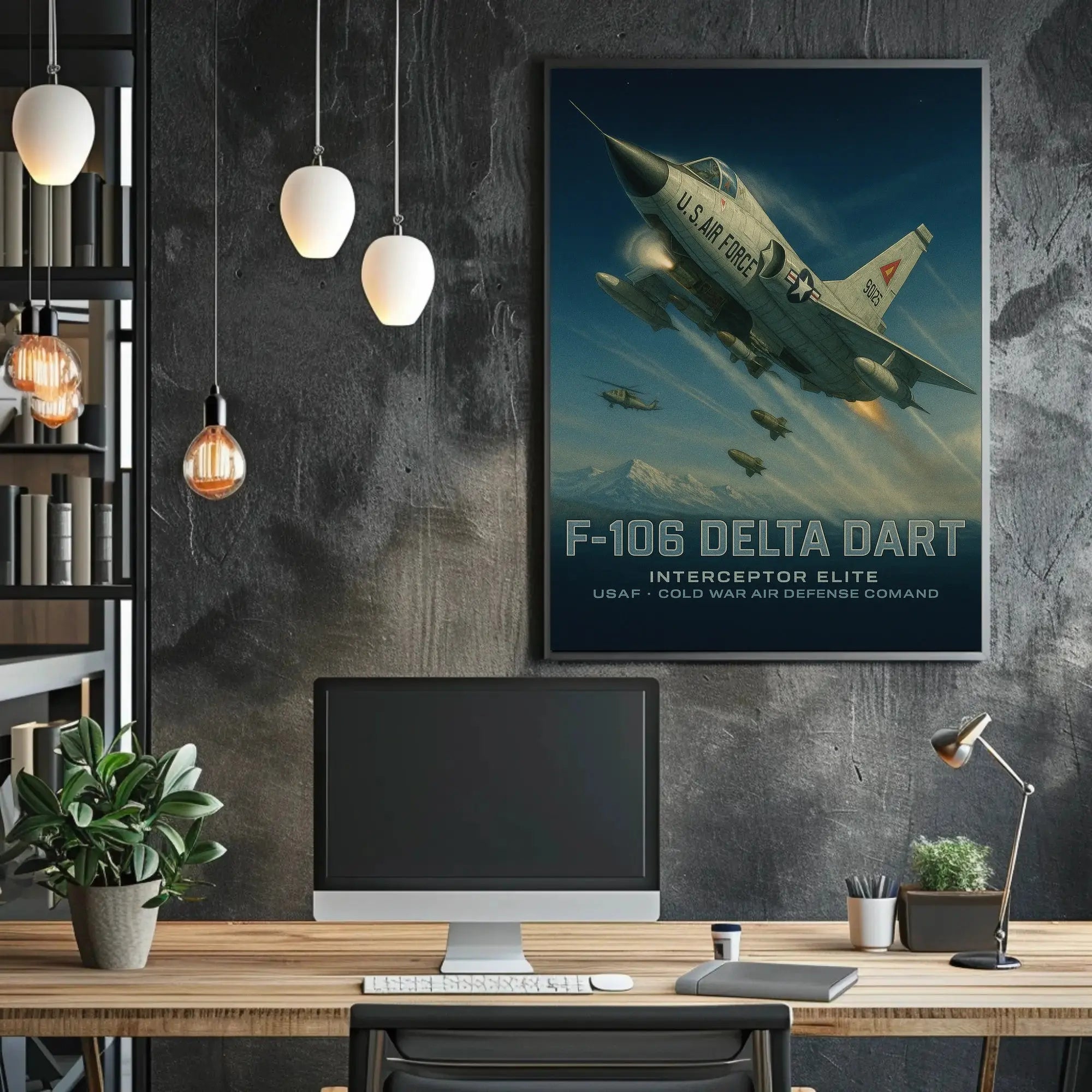 F-106 Delta Dart Cold War Military Recruitment Poster PosterGoat