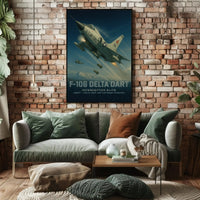 F-106 Delta Dart Cold War Military Recruitment Poster PosterGoat