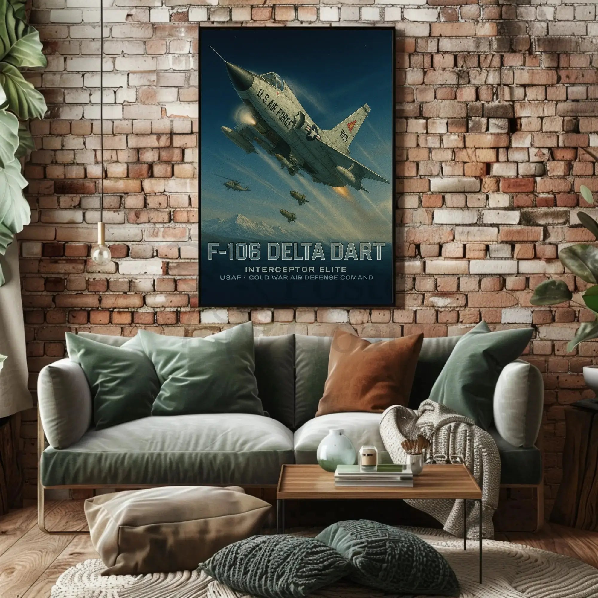 F-106 Delta Dart Cold War Military Recruitment Poster PosterGoat